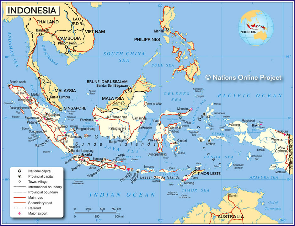 Padang map
